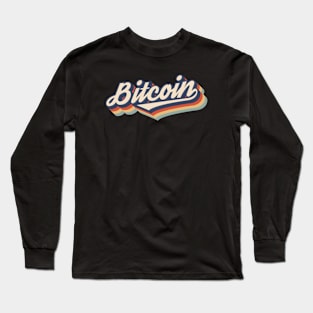 Bitcoin - Retro Long Sleeve T-Shirt